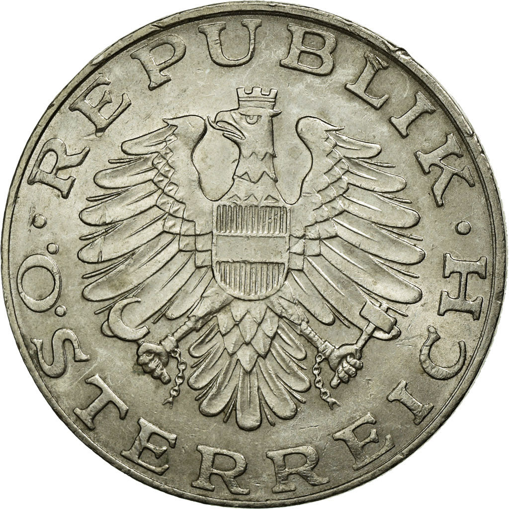 Coin, Austria, 10 Schilling, 1981, EF(40-45), Copper-Nickel Plated Nickel