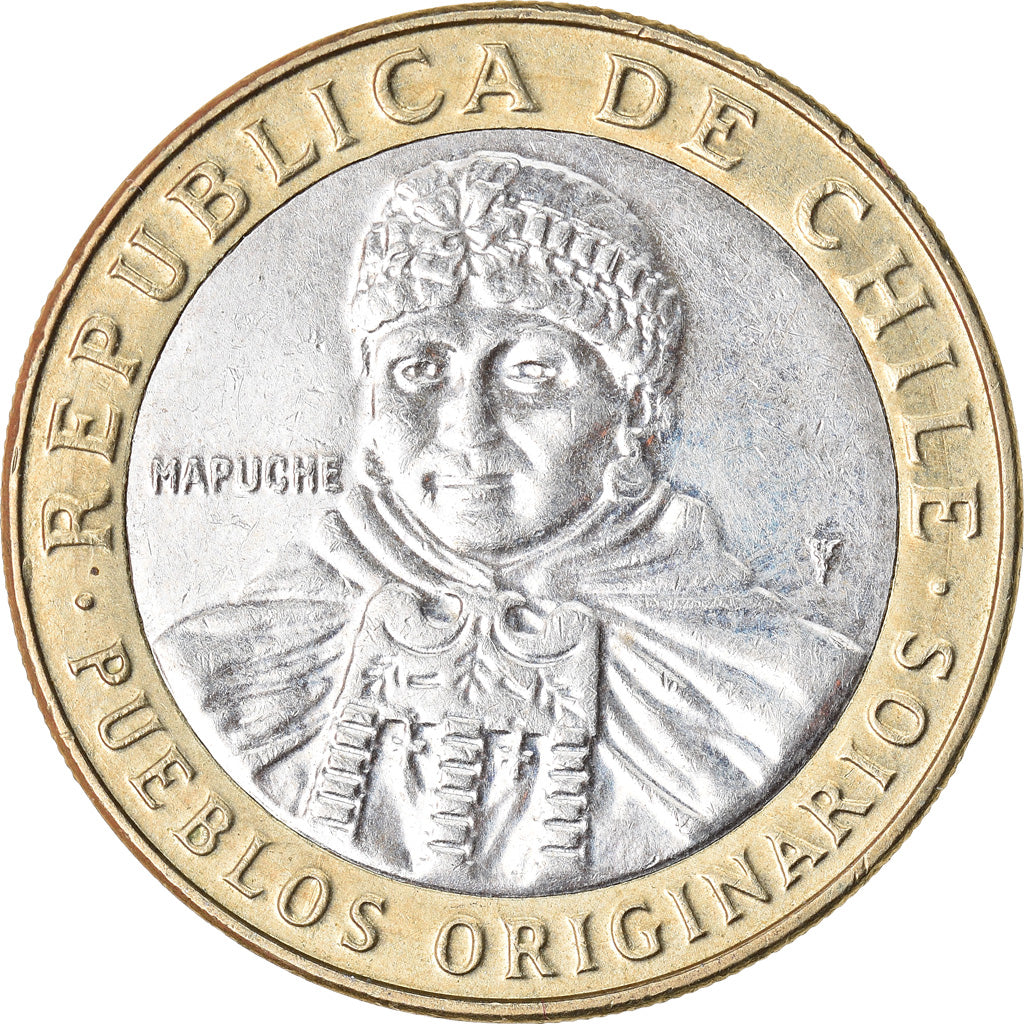 Coin, Chile, 100 Pesos, 2015, Santiago, EF(40-45), Bi-Metallic