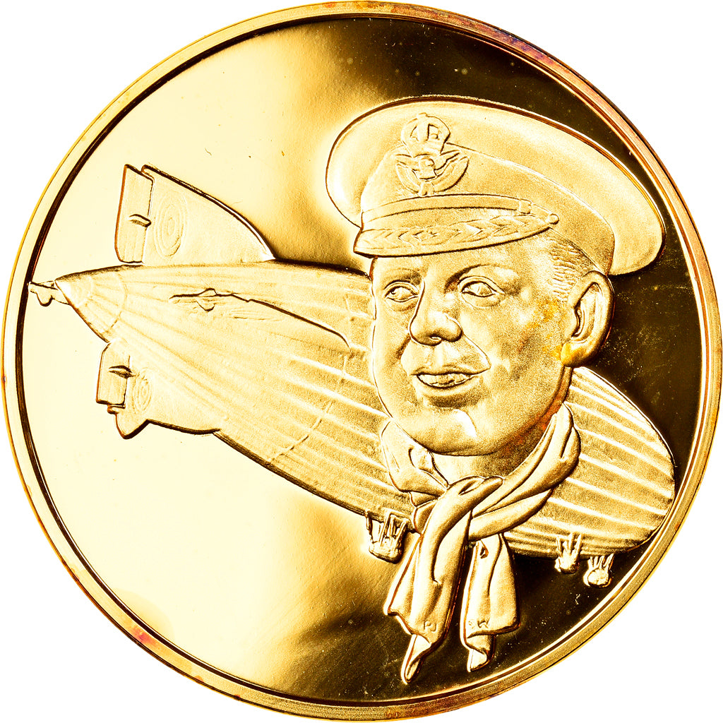 France, Médaille, 1ère Traversée Aérienne d'Est en Ouest par le Dirigeable