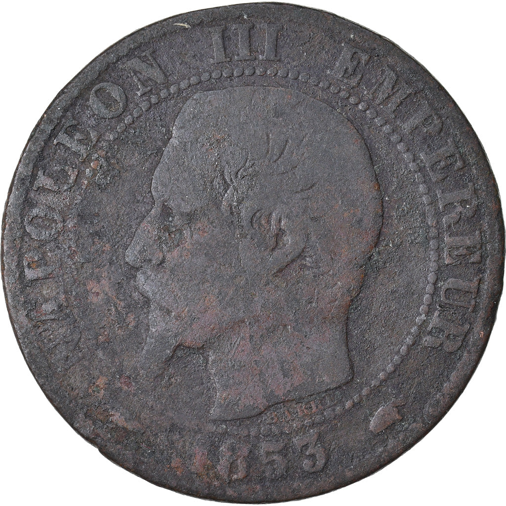Moneta, Francja, Napoleon III, Napoléon III, 5 Centimes, 1853, Paris