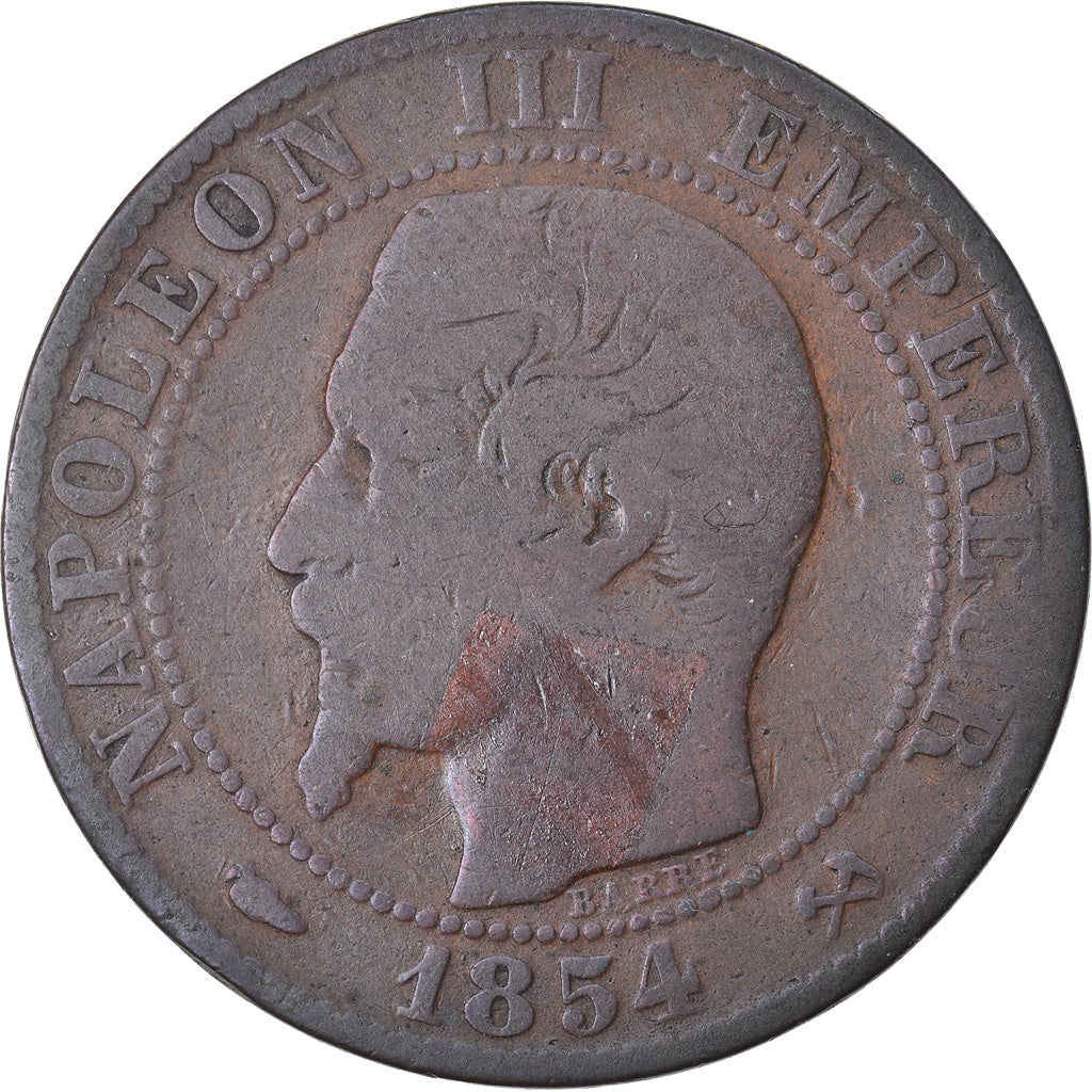 Moneta, Francja, Napoleon III, Napoléon III, 5 Centimes, 1854, Rouen