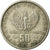 Moneda, Grecia, Constantine II, 50 Lepta, 1971, MBC, Cobre - níquel, KM:97.1
