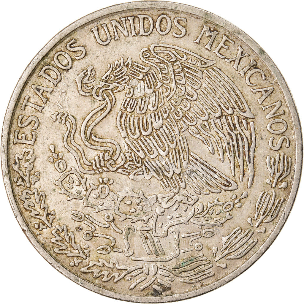 Moneta, Mexico, Peso, 1982, Mexico City, VF(30-35), Miedź-Nikiel, KM:460