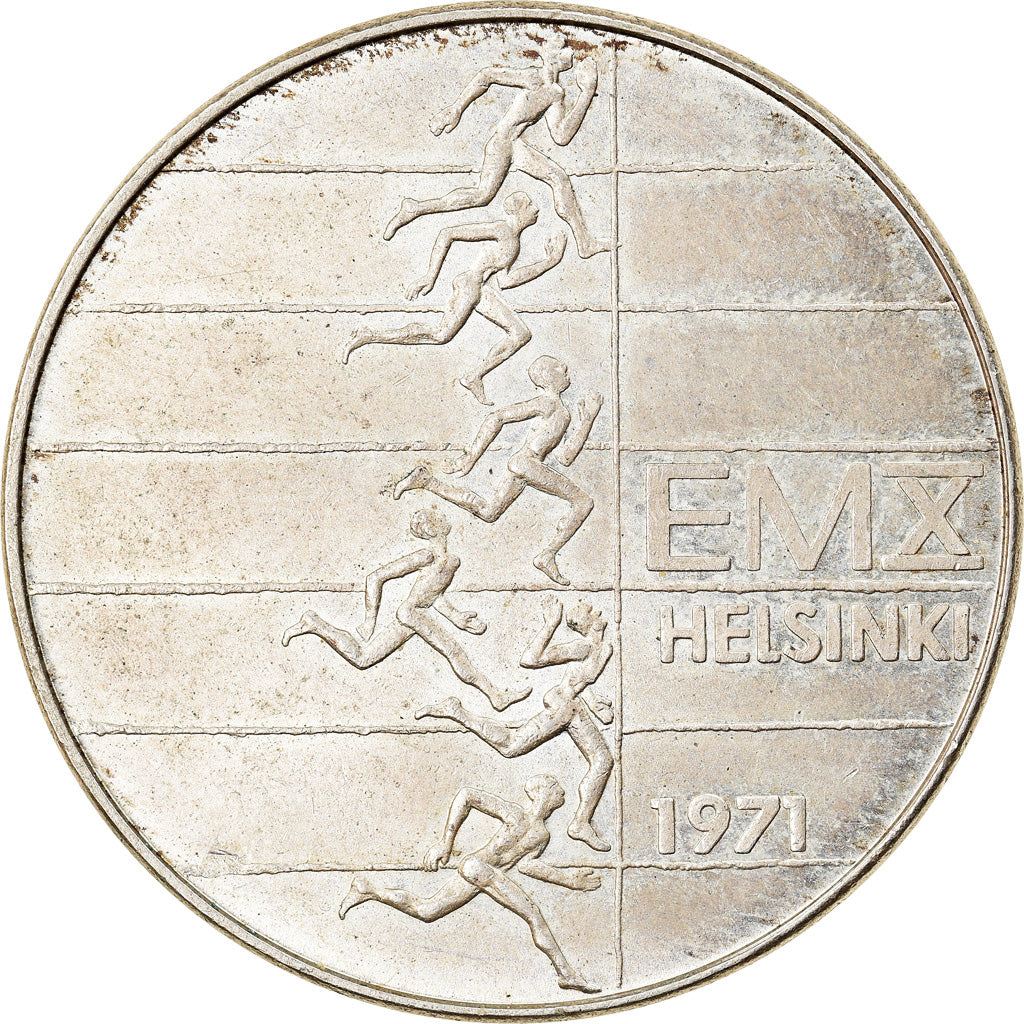 Monnaie, Finlande, 10 Markkaa, 1971, TTB, Argent, KM:52