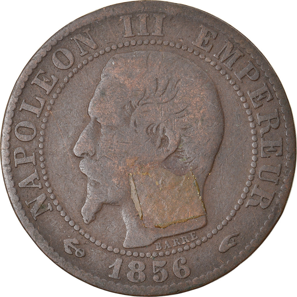 Moneta, Francja, Napoleon III, Napoléon III, 5 Centimes, 1856, Paris