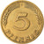 Coin, GERMANY - FEDERAL REPUBLIC, 5 Pfennig, 1949, Stuttgart, EF(40-45), Brass