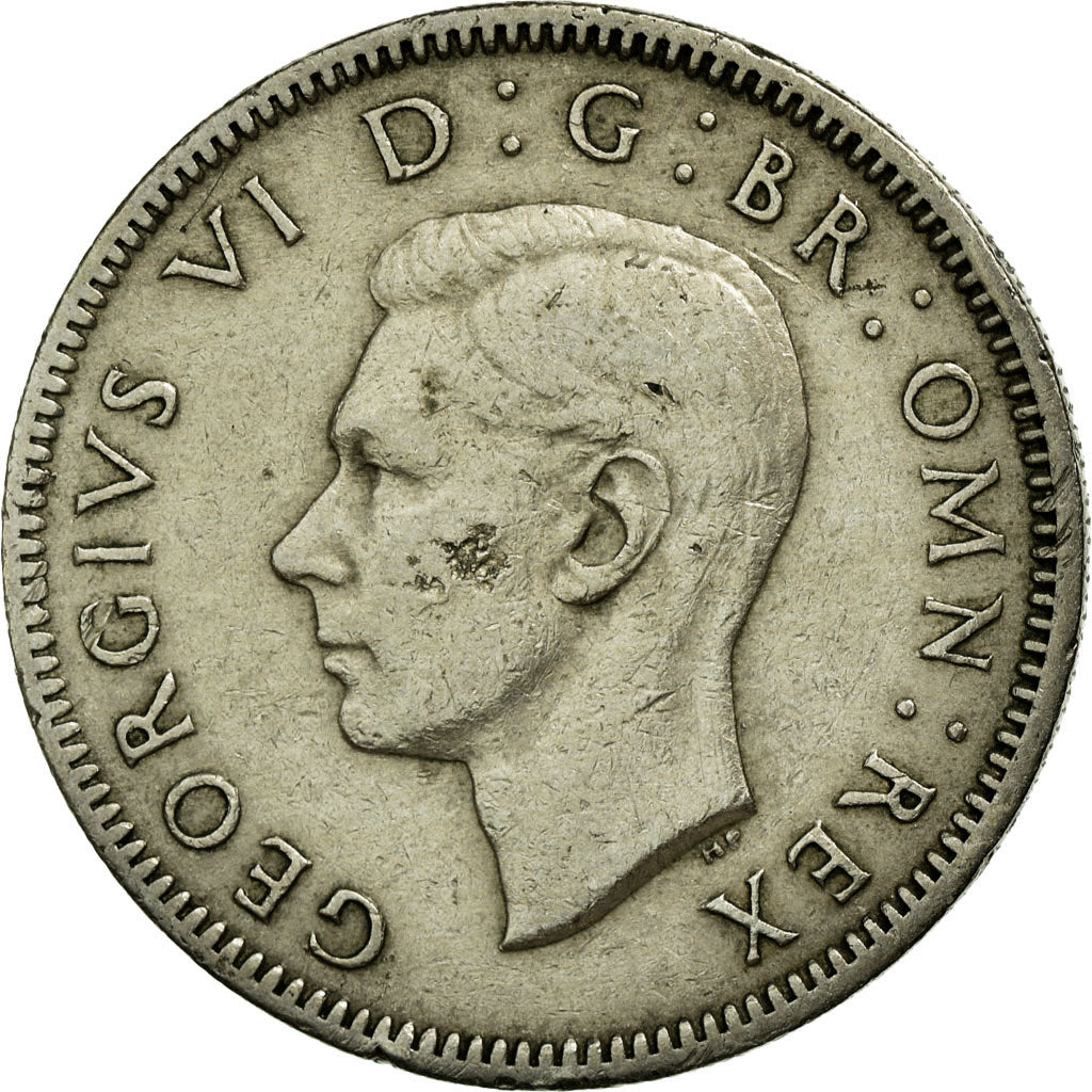 Moneta, Gran Bretagna, George VI, Shilling, 1951, BB, Rame-nichel, KM:876