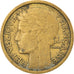 Moneda, Francia, Morlon, Franc, 1933, Paris, BC+, Aluminio - bronce, KM:885