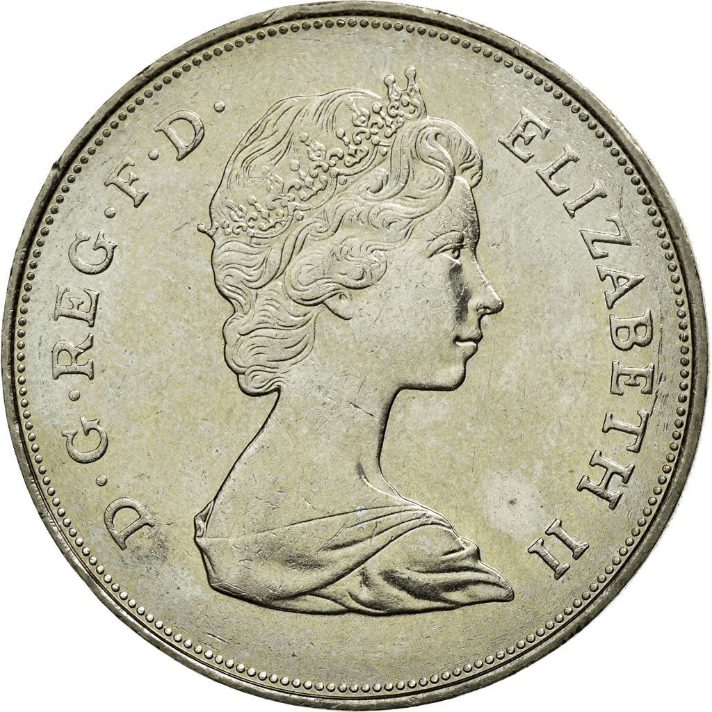 Moneda, Gran Bretaña, Elizabeth II, 25 New Pence, 1981, EBC+, Cobre - níquel
