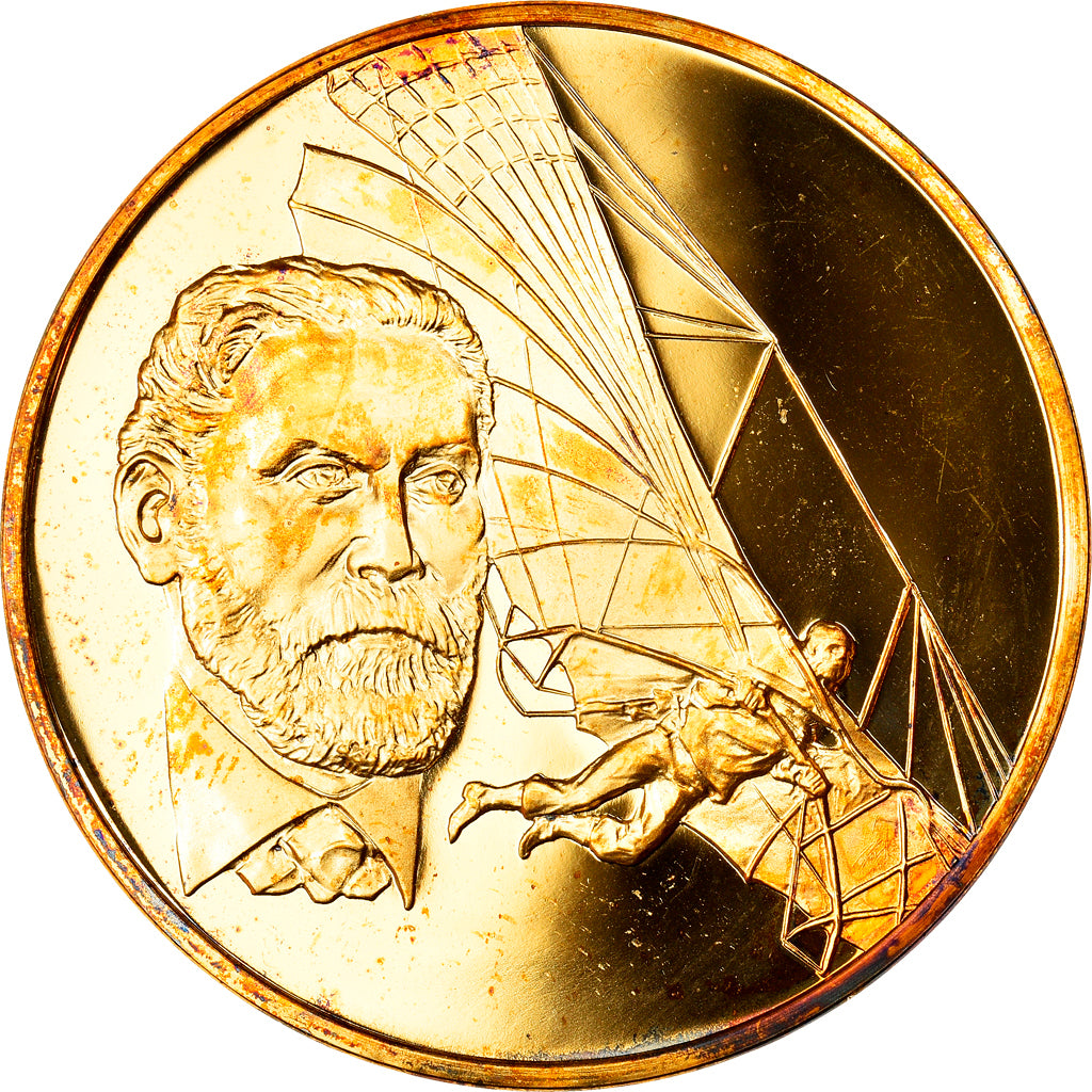 France, Medal, Conquête de l'Air, Vol sur Planeurs, Aviation, MS(65-70)