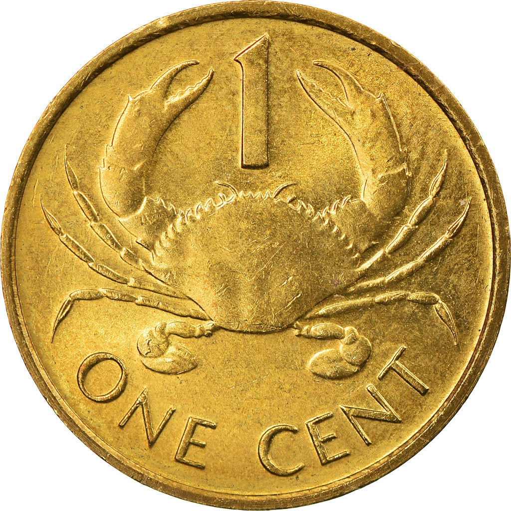 Moneda, Seychelles, Cent, 1982, British Royal Mint, MBC, Latón, KM:46.1