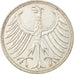 GERMANY - FEDERAL REPUBLIC, 5 Mark, 1958, Hamburg, Silver, EF(40-45), KM:112.1