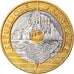 Moneta, Francia, Mont Saint Michel, 20 Francs, 1993, Paris, BB, Tri-metallico