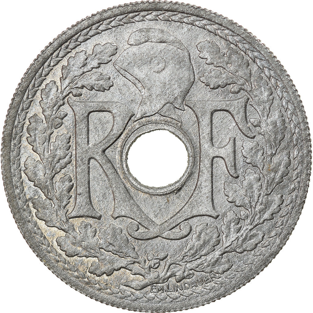Munten, Frankrijk, 20 Centimes, 1945, Paris, PR+, Zinc, KM:E88, Gadoury:324