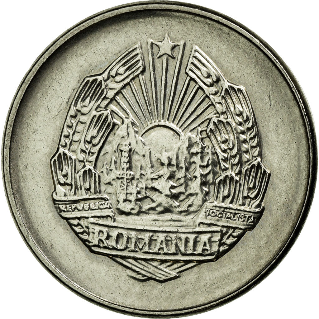 Coin, Romania, 5 Bani, 1966, EF(40-45), Nickel Clad Steel, KM:92