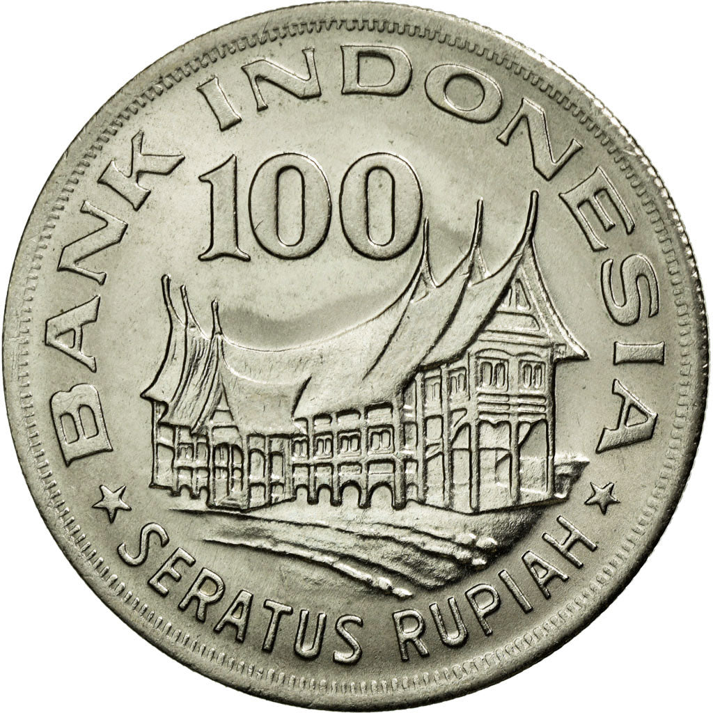Coin, Indonesia, 100 Rupiah, 1978, MS(60-62), Copper-nickel, KM:42