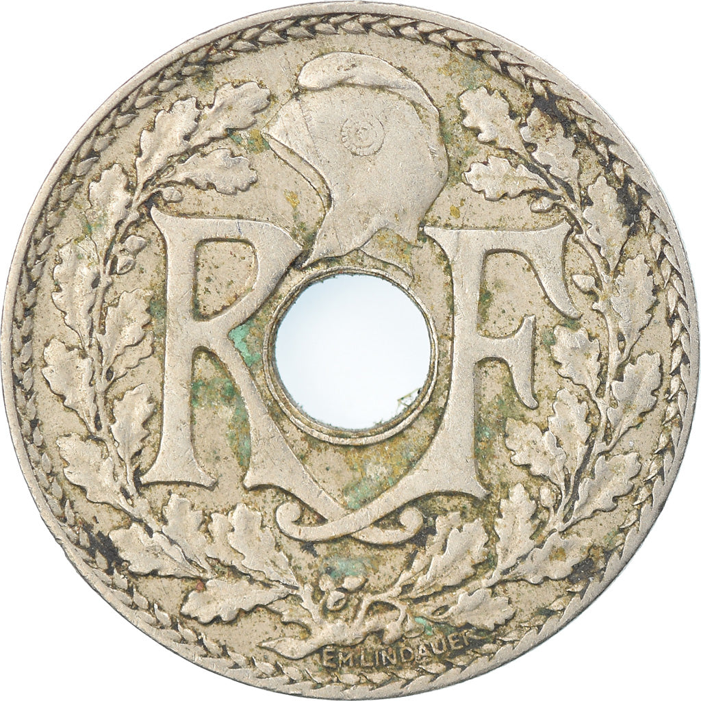 Moneta, Francja, Lindauer, 10 Centimes, 1928, Paris, VF(30-35), Miedź-Nikiel