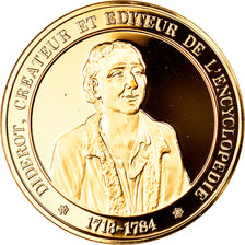 France, Medal, Diderot, L'Encyclopédie, History, MS(65-70), Vermeil