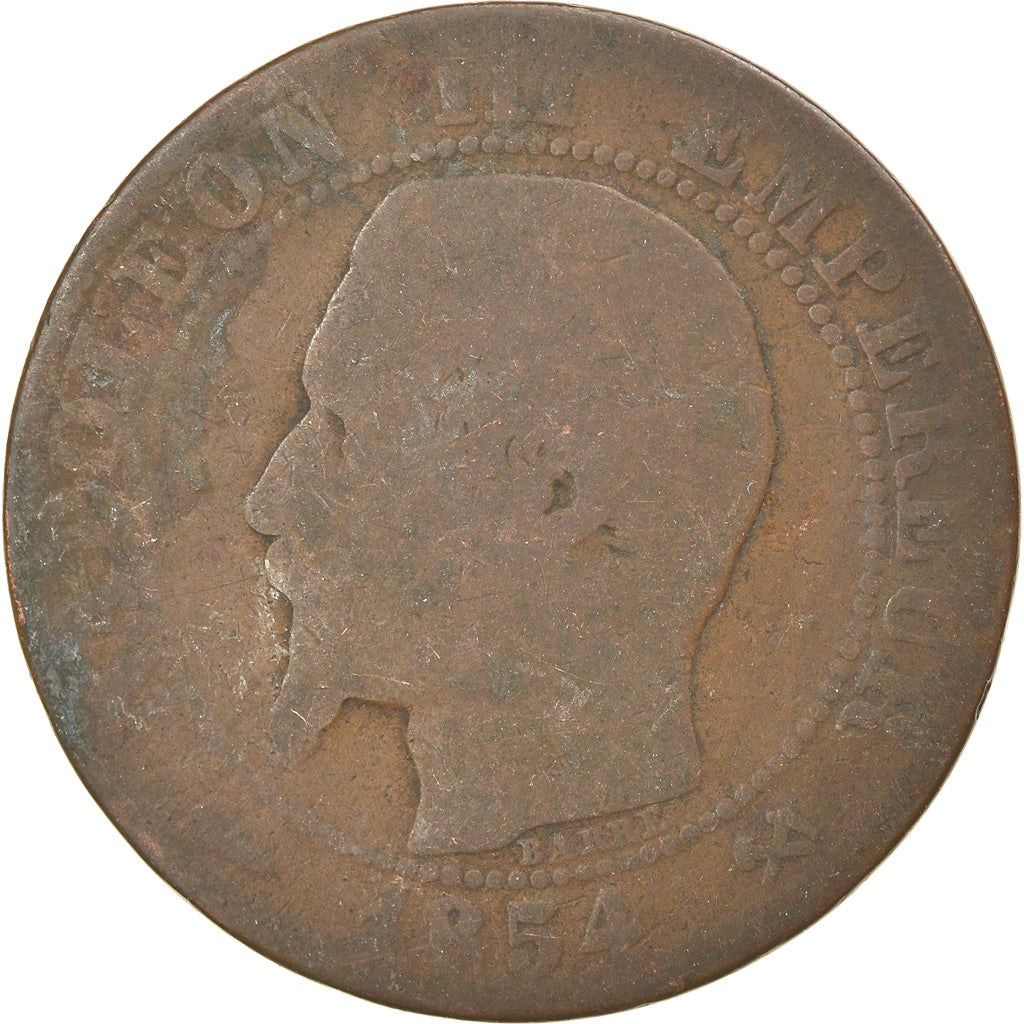 Monnaie, France, Napoleon III, Napoléon III, 5 Centimes, 1854, Rouen, TB
