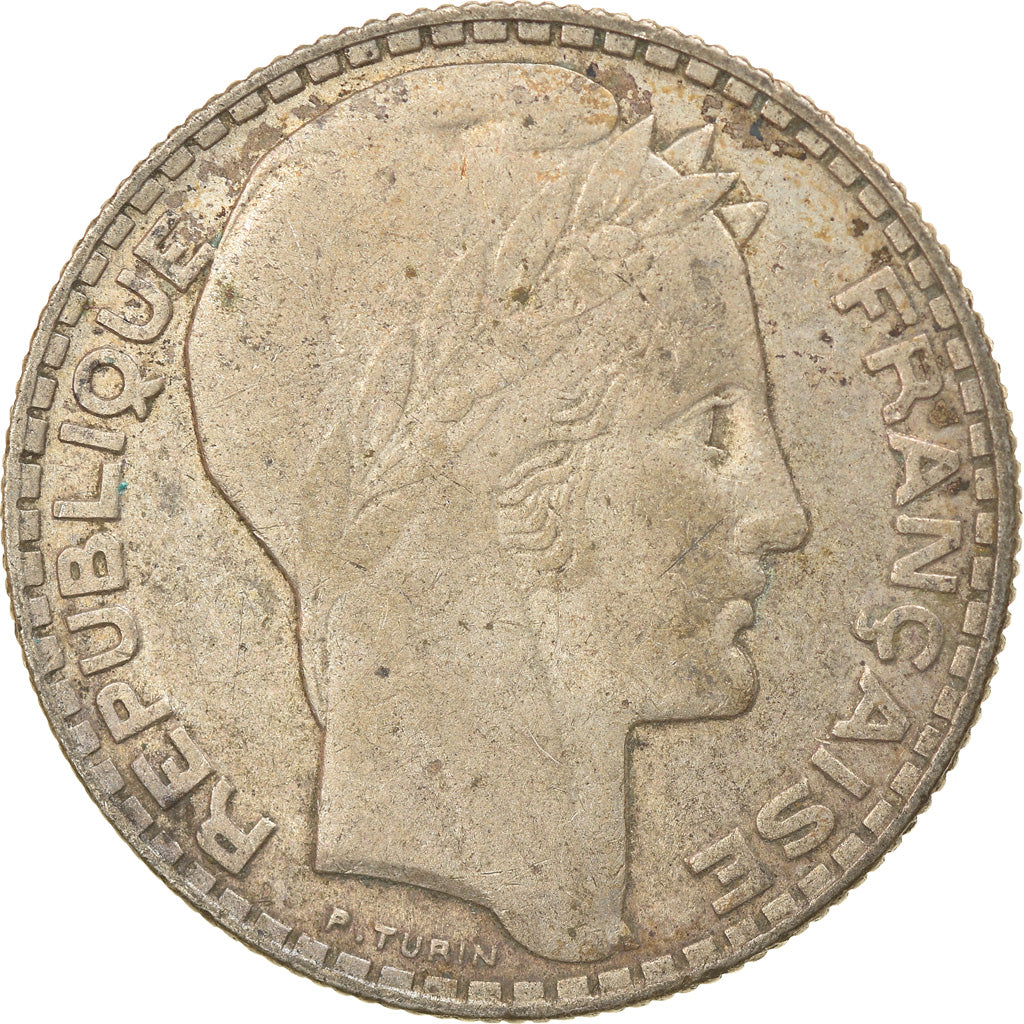 Moneta, Francja, Turin, 10 Francs, 1931, Paris, VF(30-35), Srebro, KM:878
