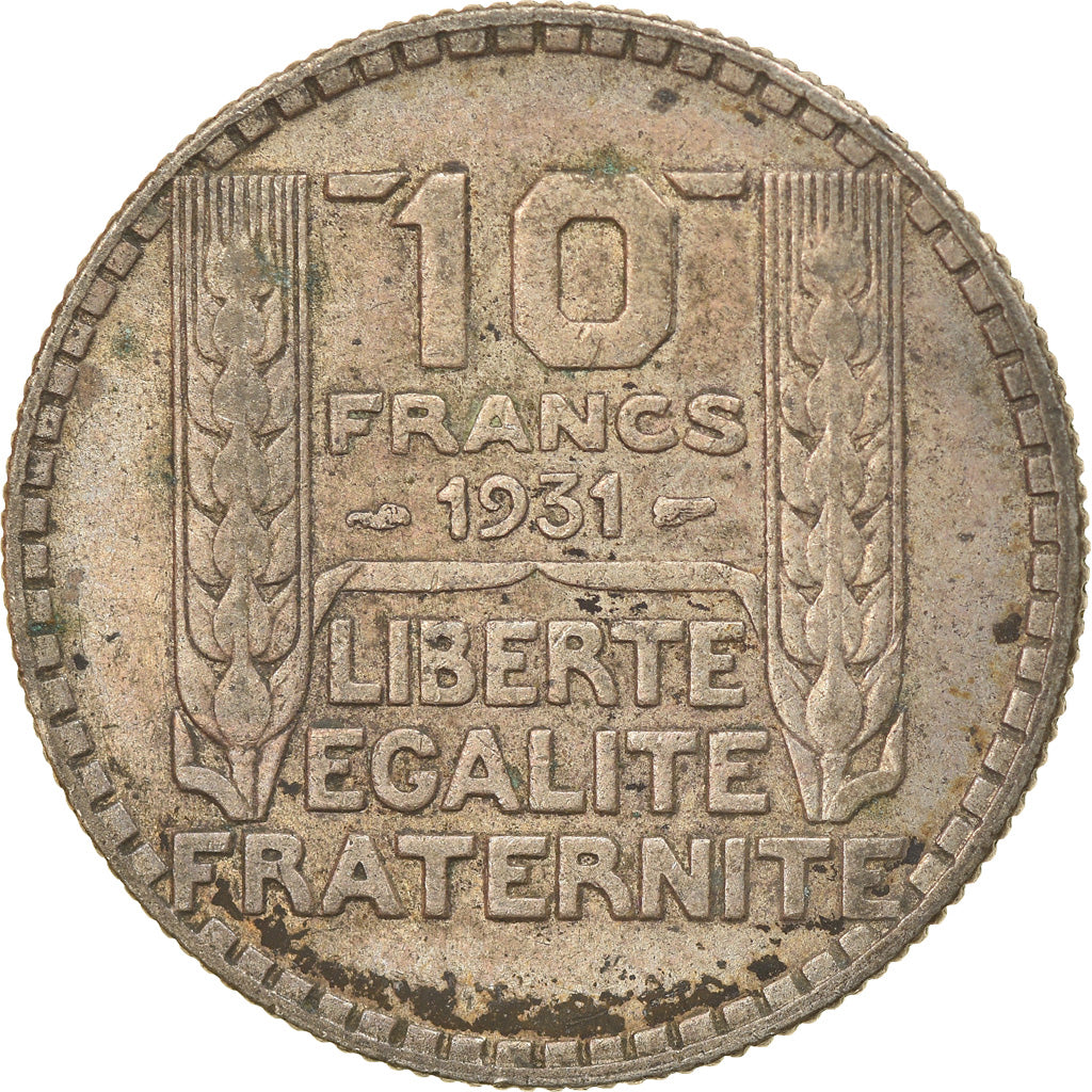 Moneta, Francja, Turin, 10 Francs, 1931, Paris, VF(30-35), Srebro, KM:878