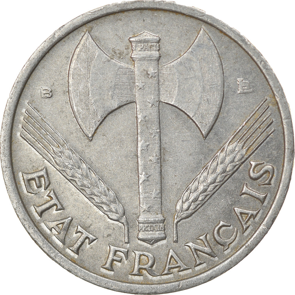 Munten, Frankrijk, Bazor, 50 Centimes, 1944, Beaumont - Le Roger, ZF, Aluminium