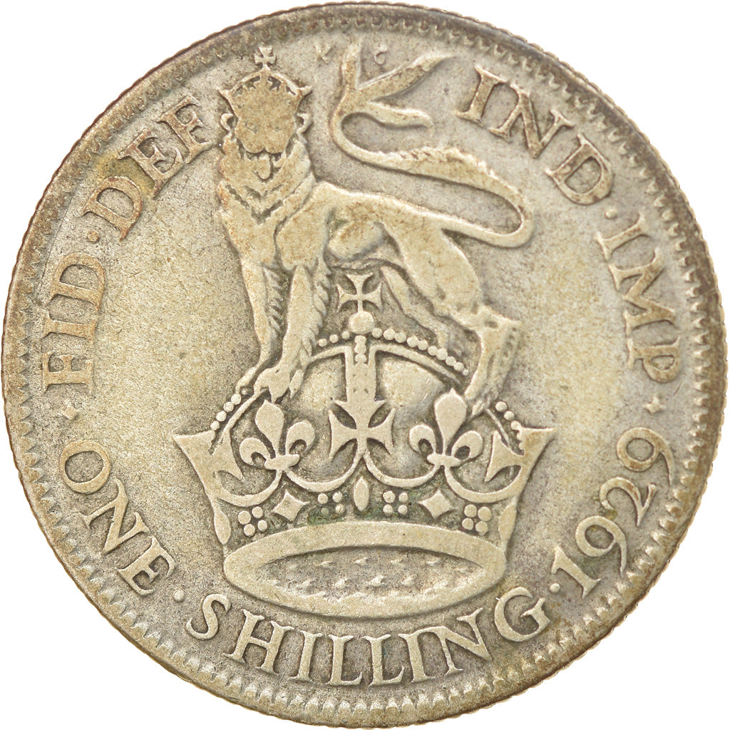 Coin, Great Britain, George V, Shilling, 1929, VF(20-25), Silver, KM:833