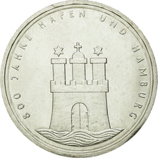 Münze, Bundesrepublik Deutschland, 10 Mark, 1989, Hamburg, Germany, VZ+