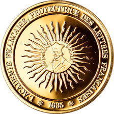 France, Médaille, Louis XV, Académie Française, History, FDC, Vermeil