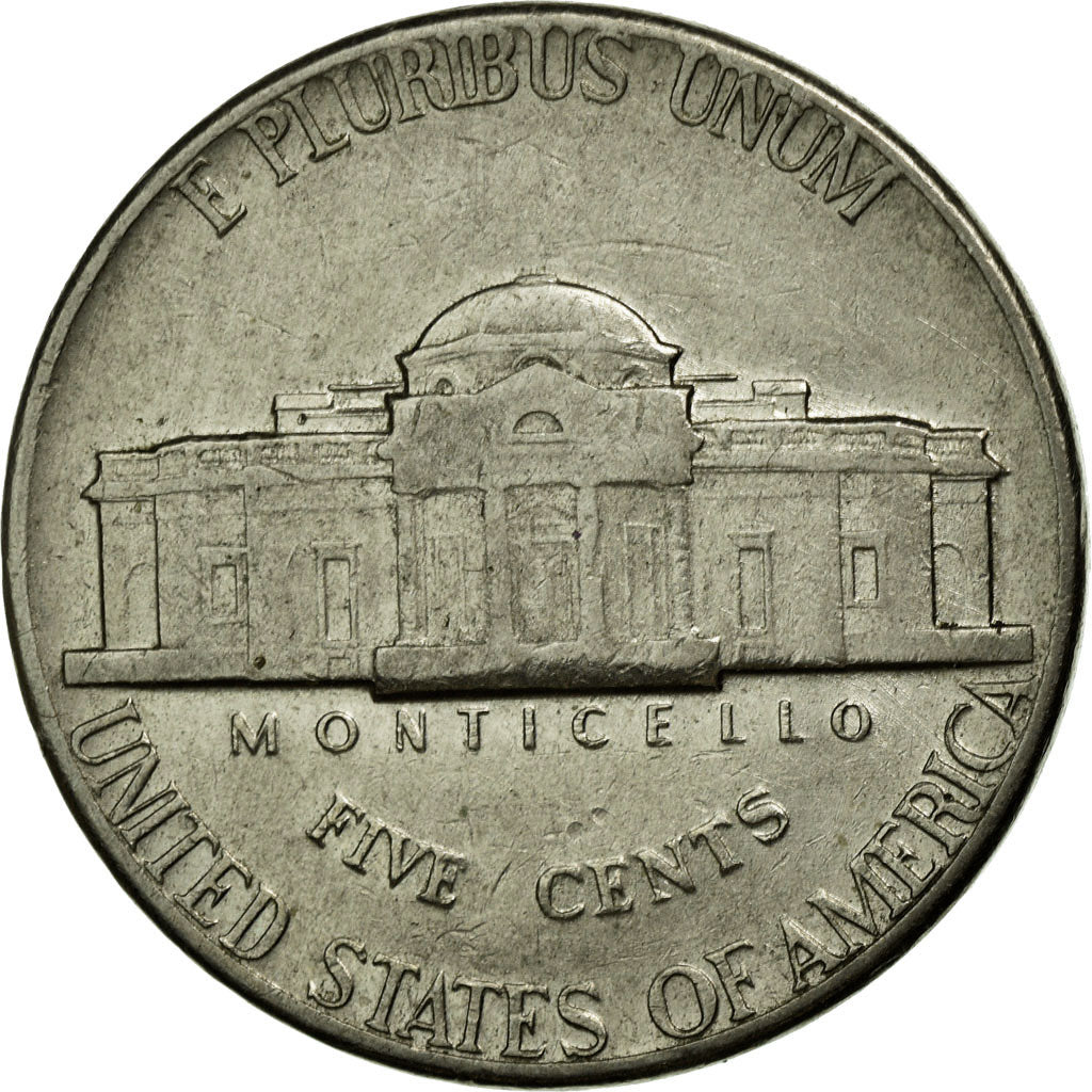 Moneda, Estados Unidos, Jefferson Nickel, 5 Cents, 1973, U.S. Mint