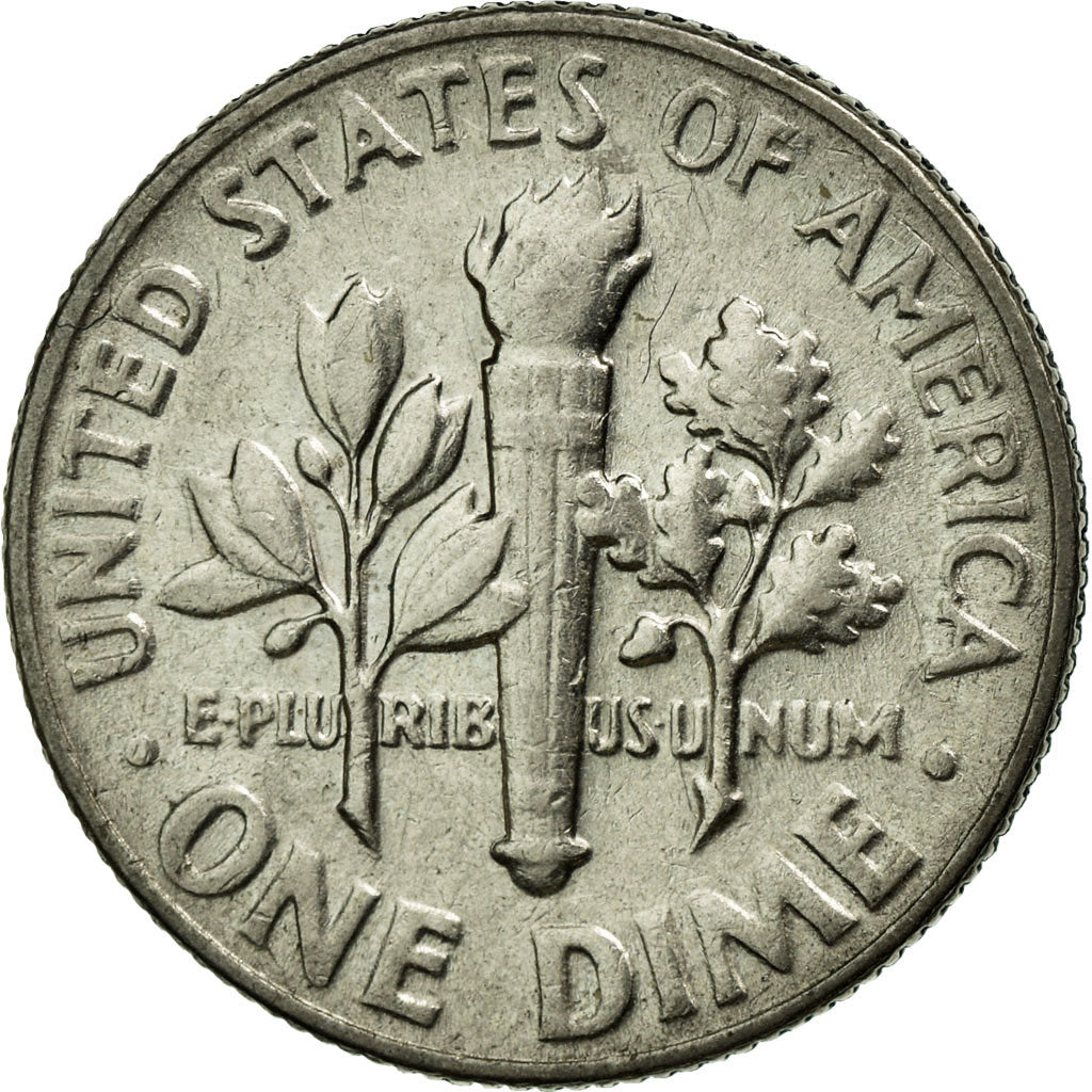 Coin, United States, Roosevelt Dime, Dime, 1965, U.S. Mint, Philadelphia