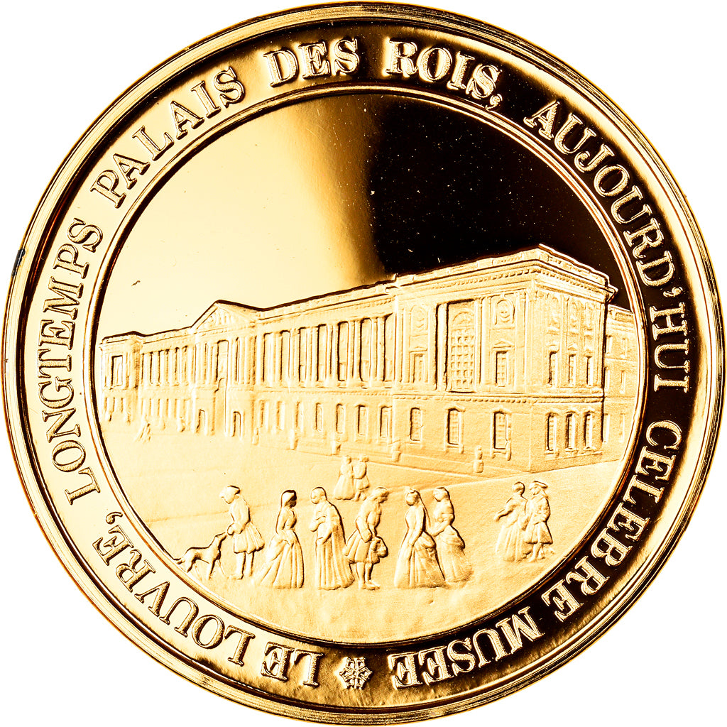 France, Medal, Le Louvre, Palais des Rois, History, MS(65-70), Vermeil