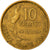 Coin, France, Guiraud, 10 Francs, 1952, Paris, EF(40-45), Aluminum-Bronze
