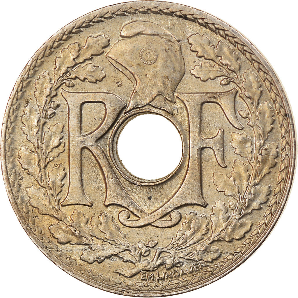 Coin, France, Lindauer, 10 Centimes, 1917, Paris, EF(40-45), Copper-nickel