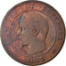 Moeda, França, Napoleon III, Napoléon III, 10 Centimes, 1853, Rouen