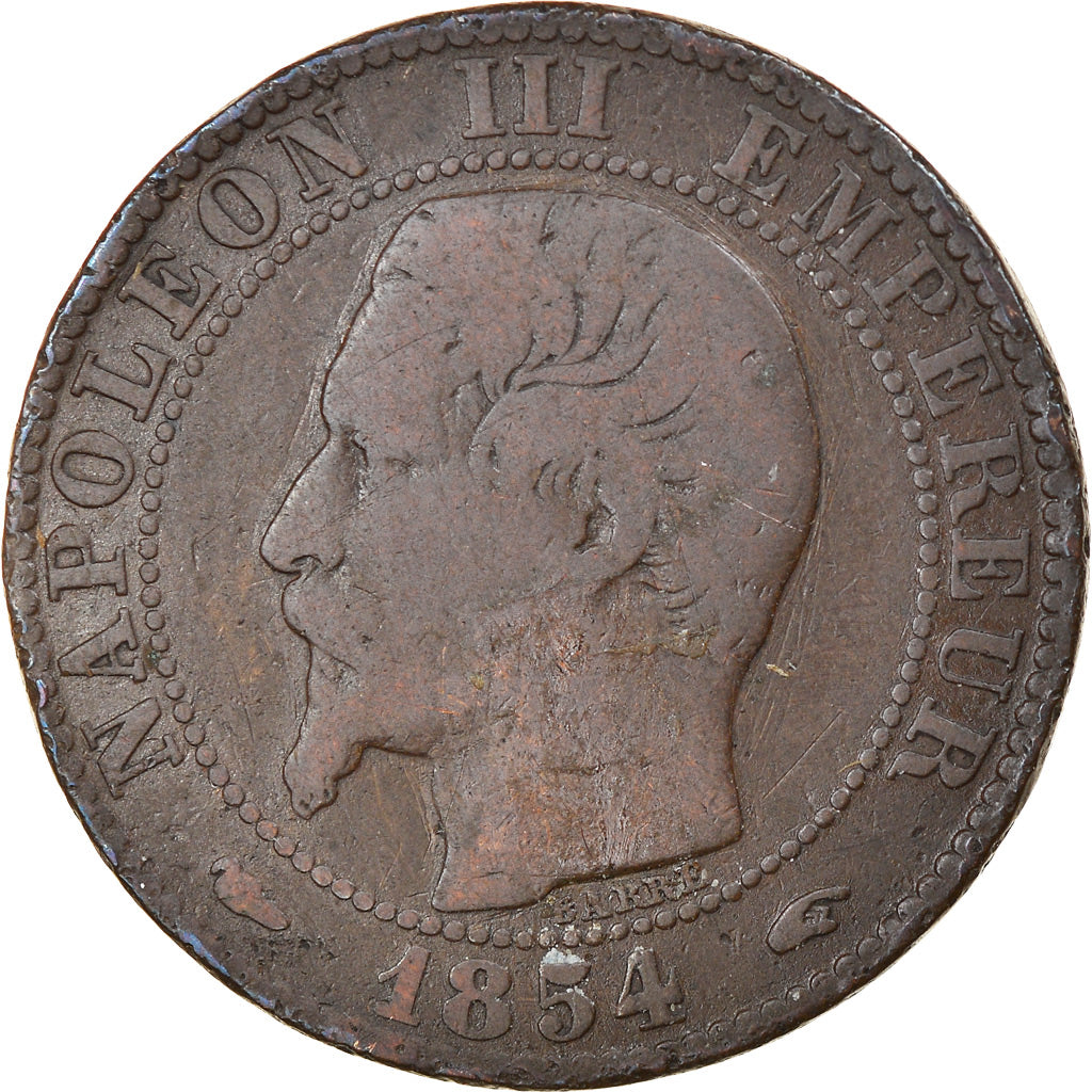 Monnaie, France, Napoleon III, Napoléon III, 5 Centimes, 1854, Paris, TB+