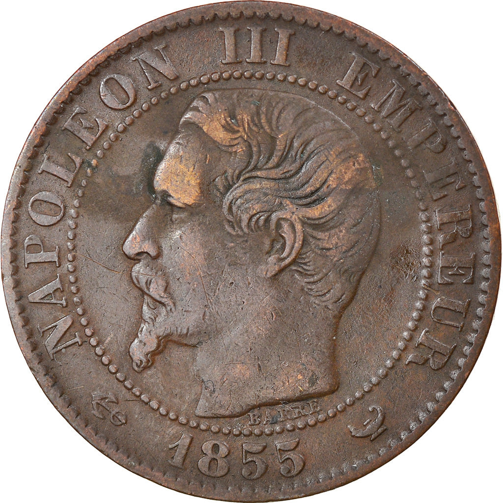 Monnaie, France, Napoleon III, Napoléon III, 5 Centimes, 1855, Lille, TB+