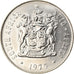 Moeda, África do Sul, 50 Cents, 1975, EF(40-45), Níquel, KM:87
