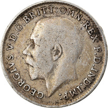 Moeda, Grã-Bretanha, George V, 3 Pence, 1916, VF(30-35), Prata, KM:813