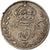 Coin, Great Britain, George V, 3 Pence, 1916, VF(30-35), Silver, KM:813