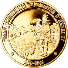 France, Medal, Sully, Ministre d'Henri IV, History, MS(65-70), Vermeil