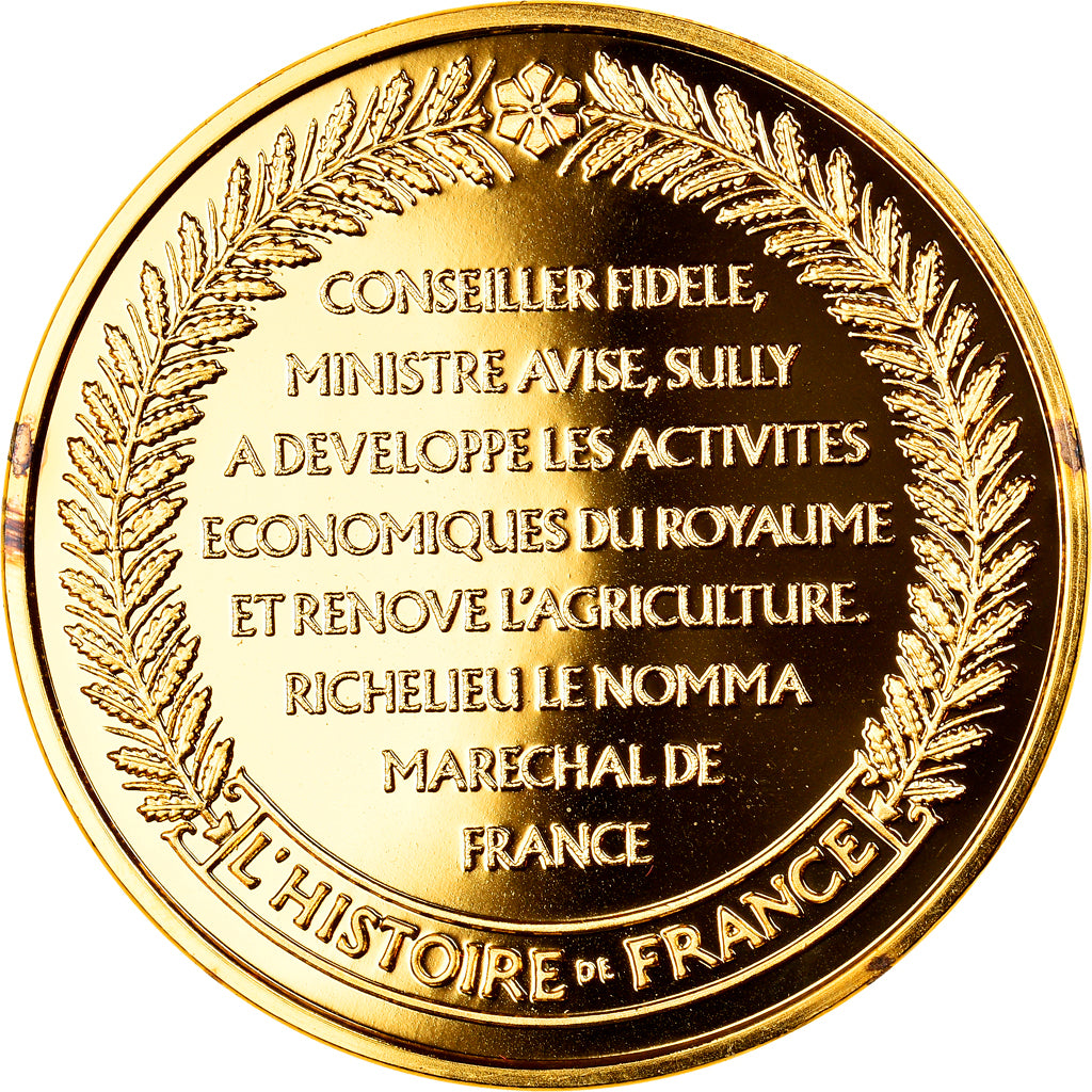 France, Medal, Sully, Ministre d'Henri IV, History, MS(65-70), Vermeil
