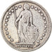 Coin, Switzerland, Franc, 1920, Bern, VF(30-35), Silver, KM:24