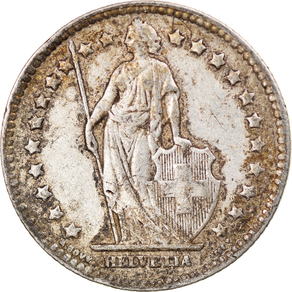 Coin, Switzerland, Franc, 1940, Bern, VF(30-35), Silver, KM:24