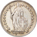 Coin, Switzerland, Franc, 1944, Bern, VF(30-35), Silver, KM:24