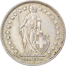 Coin, Switzerland, Franc, 1958, Bern, VF(30-35), Silver, KM:24