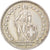 Coin, Switzerland, Franc, 1958, Bern, VF(30-35), Silver, KM:24