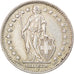 Munten, Zwitserland, Franc, 1958, Bern, FR+, Zilver, KM:24