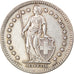 Coin, Switzerland, 2 Francs, 1943, Bern, VF(30-35), Silver, KM:21