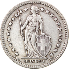 Coin, Switzerland, 2 Francs, 1943, Bern, VF(30-35), Silver, KM:21